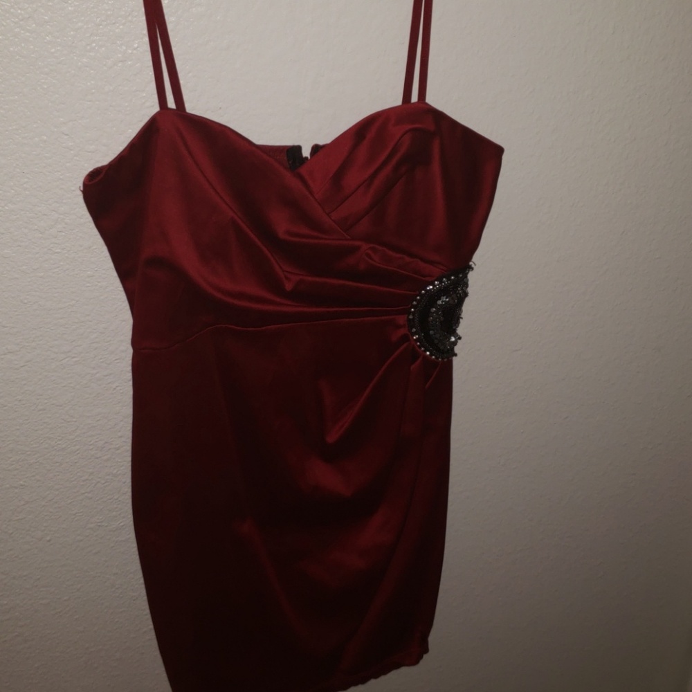Red Short Prom Dress - Picture 8 of 8
